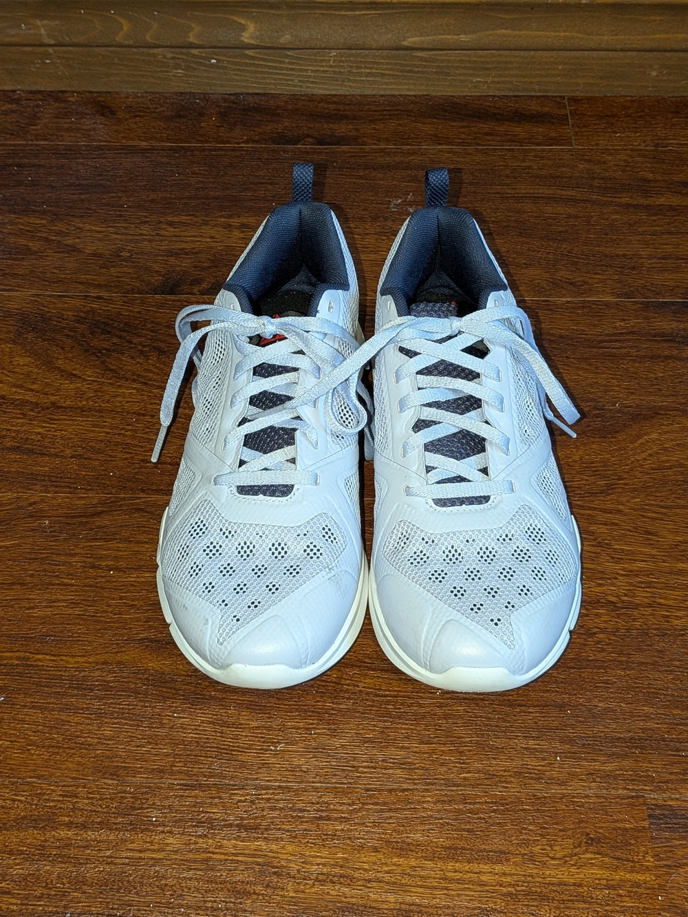 Reebok White and Black Men's Athletic Running Sneakers